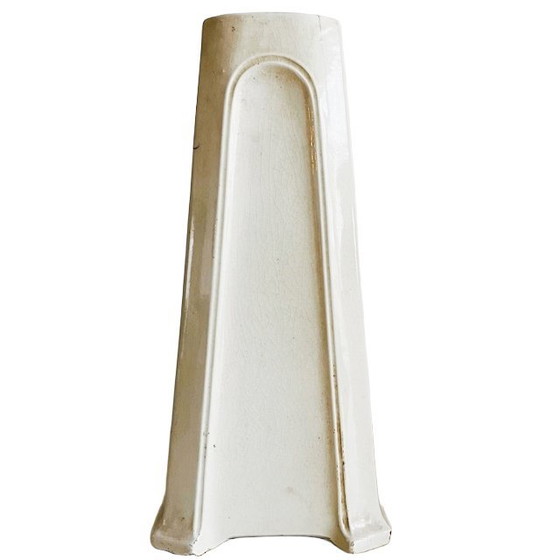 Image 1 of Antique Art Deco ceramic vase Utrecht Faience and tile factory Holland 1900s