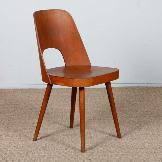 Image 1 of Set van 4 vintage stoelen van Oswald Haerdtl voor Ton, 1960.
