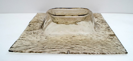 Image 1 of Vier Toni Zuccheri Mid Century Moderne Murano glazen wandlampen voor Venini, 1960