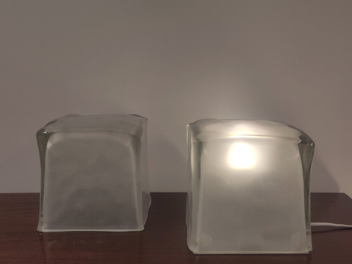 2x IKEA Iviken Ice Cube Lampen