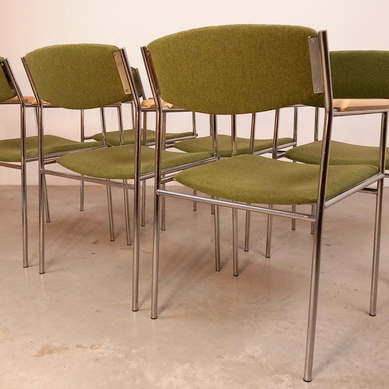 Image 1 of Gijs van der Sluis 1960s chairs newly upholstered