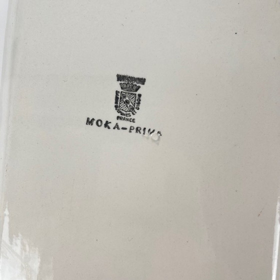 Image 1 of Piatto per torta Sarreguemines e Digoin, "Moka-Prima", 1920/1950