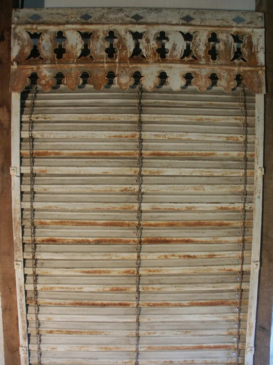 Persianas antiguas, Objetos decorativos, Metal, Hierro, Gris (foto 7 de 13)