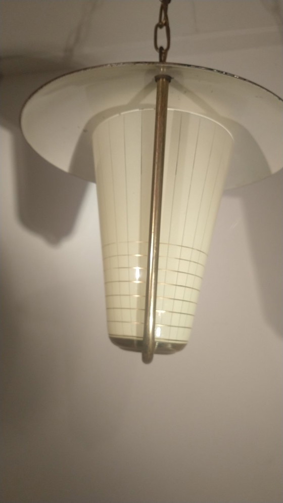 Image 1 of Lampada a sospensione vintage degli anni '50