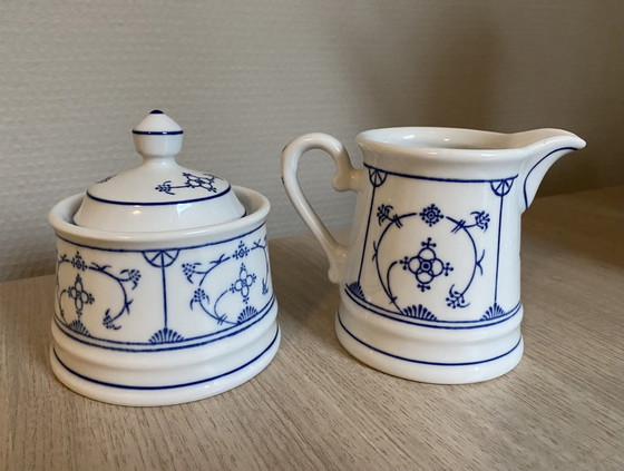 Stoviglie vintage Jäger Eisenberg, Porcellana, Blu (foto 4 di 7)