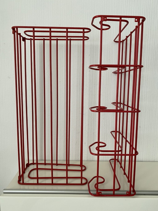 2 IKEA Vintage-Module – kapstokken, Metal