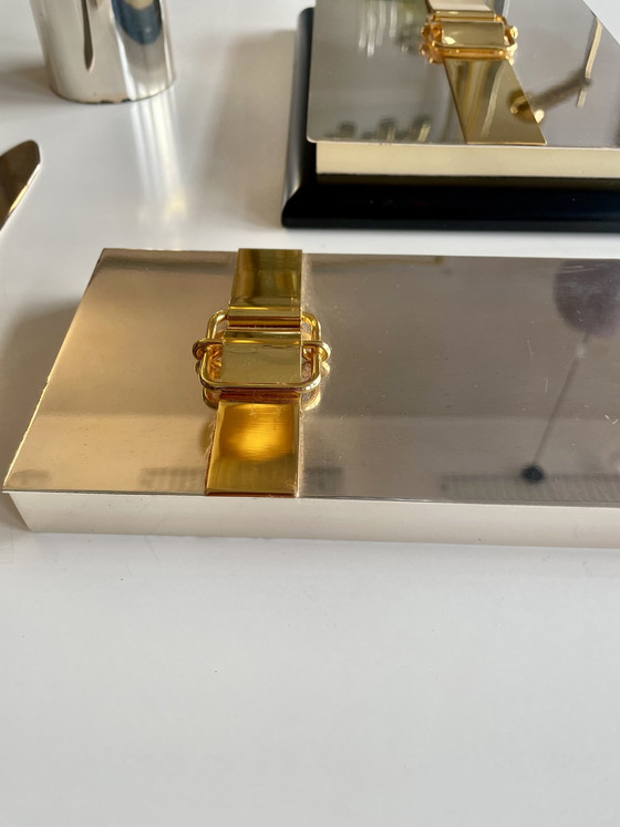 Image 1 of Italienisches Schreibtisch Set im Stile von Maria Pergay