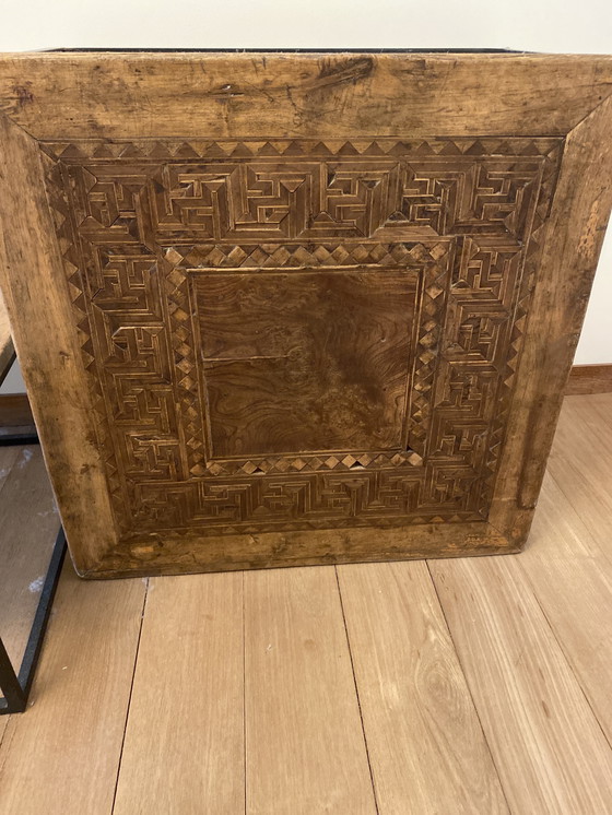 Image 1 of Two Antique Side Tables/Saloon Tables