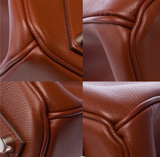 Image 1 of Borsa HERMES Birkin 35 in cuoio marrone - 103214