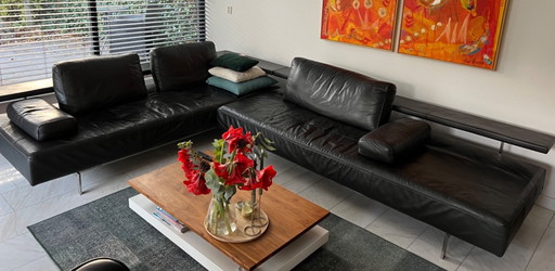 Rolf Benz Ecksofa aus Leder für 8 Personen