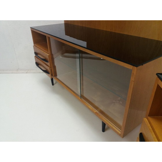 Image 1 of Vintage wood veneer sideboard by Mojmir Pozar, Czech 1960