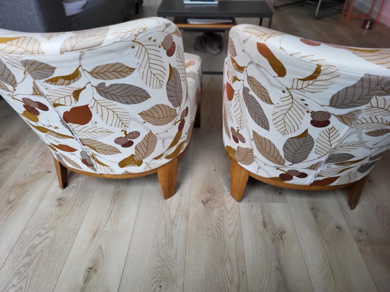 Image 1 of Set of 2 IKEA Stockholm Easy Chairs 2008