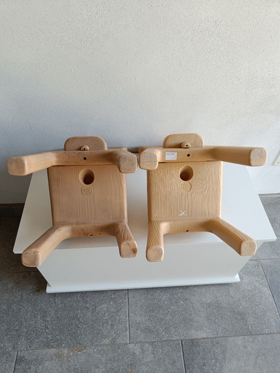 Een paar vintage Italiaanse kinderstoelen – Canova & Eurotoys, jaren 70/80 – Hockers en poefs, Plastic (photo 9 of 11)