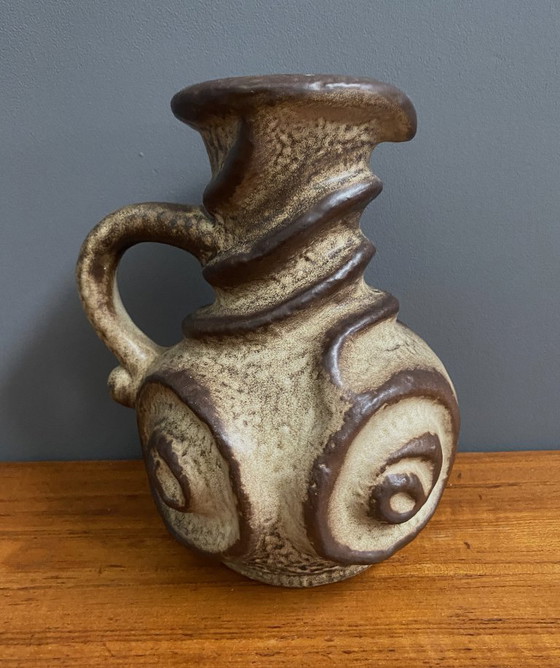 West Germany Vase by Carsten Tonnieshof Model 6034-25 Brutalist – Ceramic (photo 10 of 12)