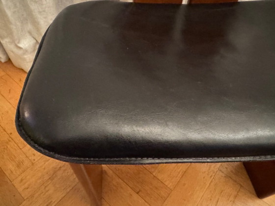 Africa Chair By Afra And Tobia Scarpa For Maxalto – Dining chairs, Leather, Wood (photo 8 of 12)
