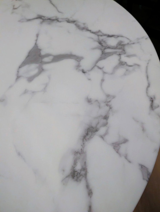 Image 1 of Pols Potten Disc Marblelook marble coffee table