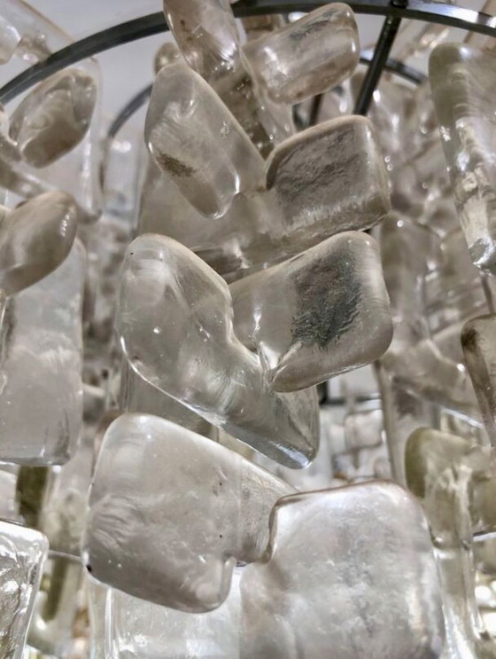 Image 1 of Kronleuchter aus Muranoglas von Carlo Nason, entworfen von Mazzega, Italien, 1970