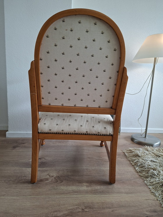 Image 1 of Fauteuil vintage classique – années 1950/60 – style Louis XV
