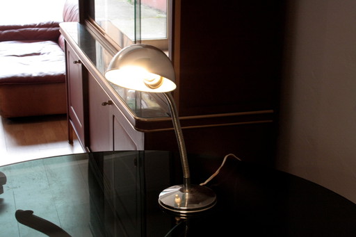 Verchromte Tischlampe, Italien 1960er Jahre