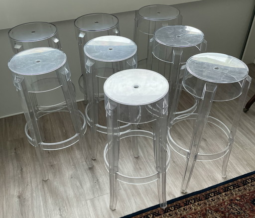 8 sgabelli da bar Philippe Starck Kartell Charles Ghost