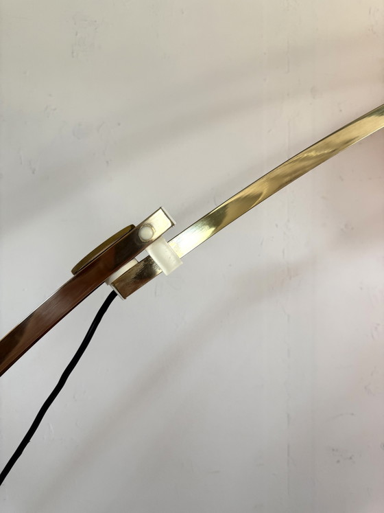 Image 1 of Vintage XL verstelbare booglamp, Geoffredo Reggiani ‘70