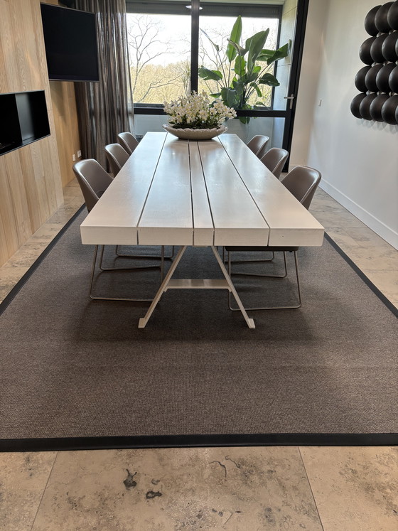 Image 1 of Beautiful white designer dining table