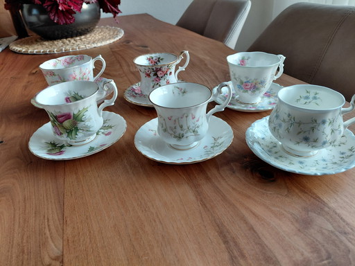 Prachtige Royal Albert kop en schotels