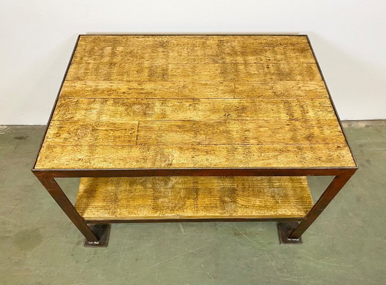 Image 1 of Red Industrial Coffee Table, 1960s