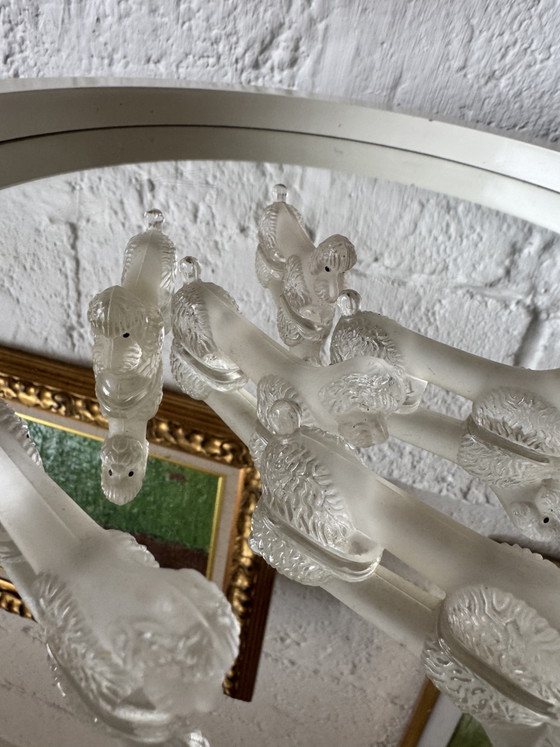 Image 1 of Art Deco Glass Poodle Knife Holder