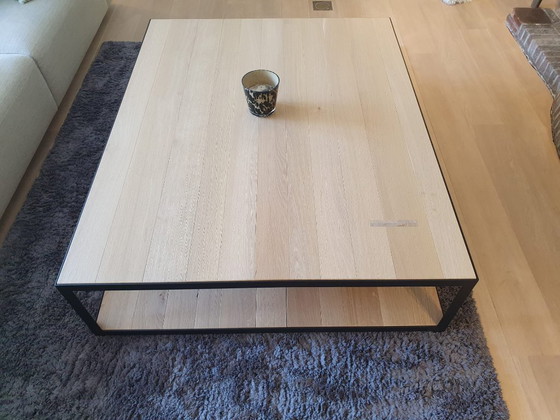 Van Rossum Two Massivholz Couchtisch mit Metallrahmen – Couchtische, Wood (photo 6 of 6)
