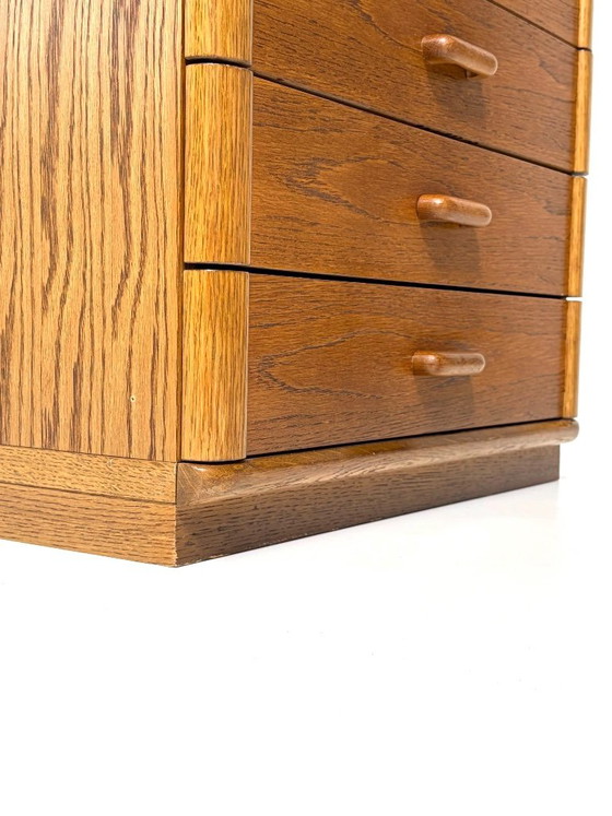 IRO-Möbel Rondo Ladekast, Rustiek Eiken, Vintage, Ladekasten, Hout, Bruin (foto 12 van 15)