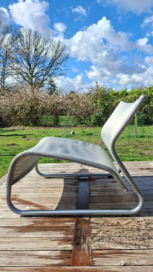 Chaise cantilever Ikea Oppala des années 1980