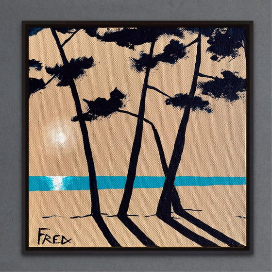 Image 1 of Acrylic on 3D canvas 20x20cm