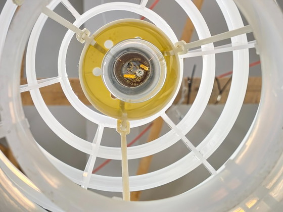 Image 1 of Lampada a sospensione UFO dell'era spaziale cecoslovacca degli anni '60