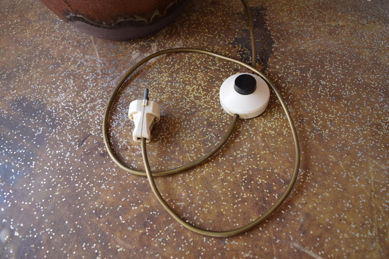 Image 1 of 1960s Ceramic Floor Lamp Lampe de sol Céramique Vintage Fat Lava