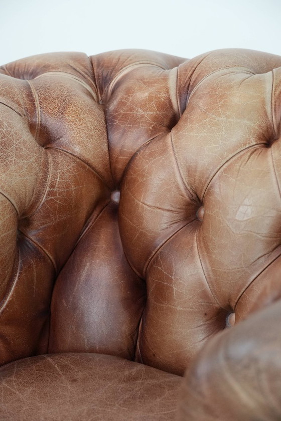 Image 1 of English-style Chesterfield armchair