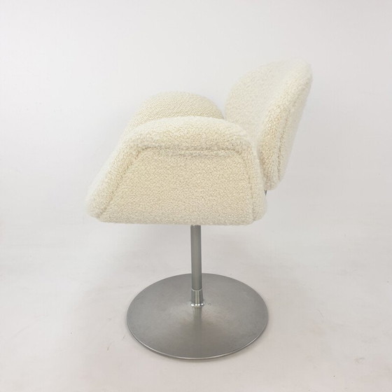 Image 1 of Fauteuil vintage Tulip blanc par Pierre Paulin pour Artifort, 1980