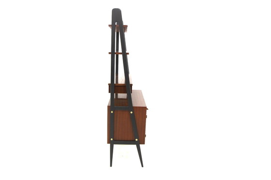 Image 1 of Scandinavian mahogany writing desk, Sweden, 1950
