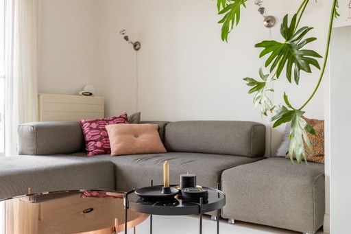 Leolux Ponton - 2 driezits elementen en poef - in goede staat - bieden