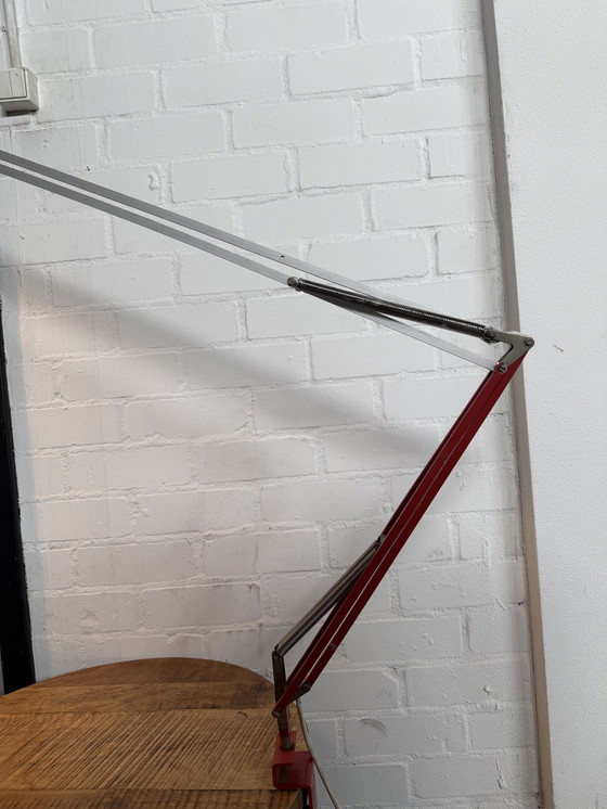 Image 1 of Vintage architectenlamp ruim 2 meter hoog 