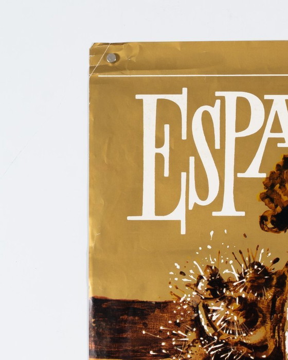 Image 1 of Iberia – Spanje – 1967 – Originele vintage luchtvaartposter – Reizen in de stijl van mid-century modern – 100x70 cm