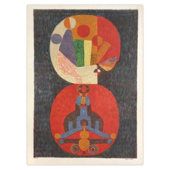 Image 1 of Pierre COURTIN A la vie, à l'amour Signed lithograph 1971