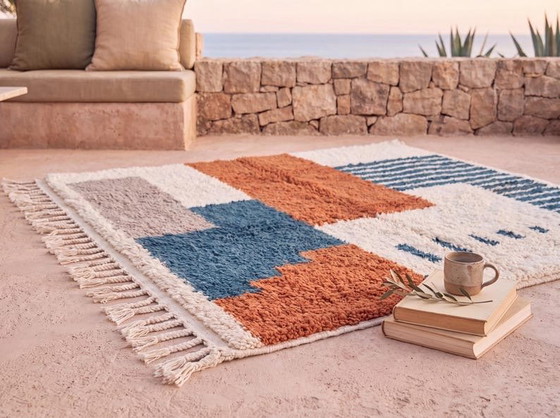 Handwoven Berber Beni Ouarain rug from the Atlas Mountains, size 2/3 m – Alberto Bazzani, Rugs & carpets, Wool (photo 6 of 8)