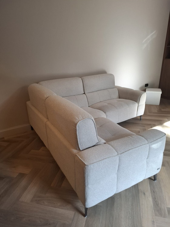 Mancini Ecksofa in beigem Stoff – Mancini vicenza Italië, Metall (photo 6 of 6)