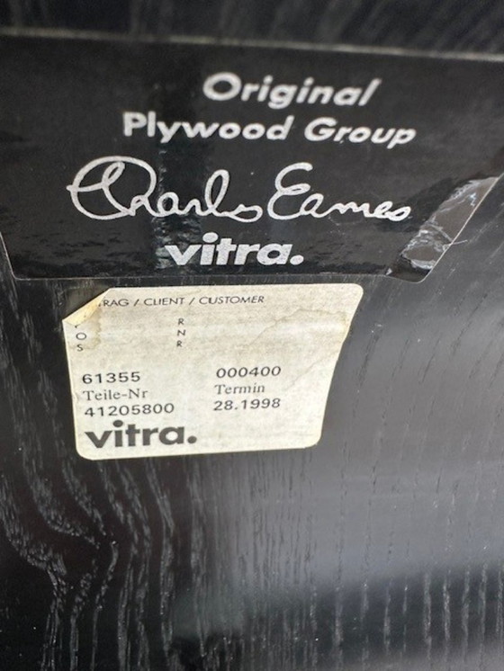 Image 1 of 2 piezas Silla de madera Vitra LCM Charles Eames