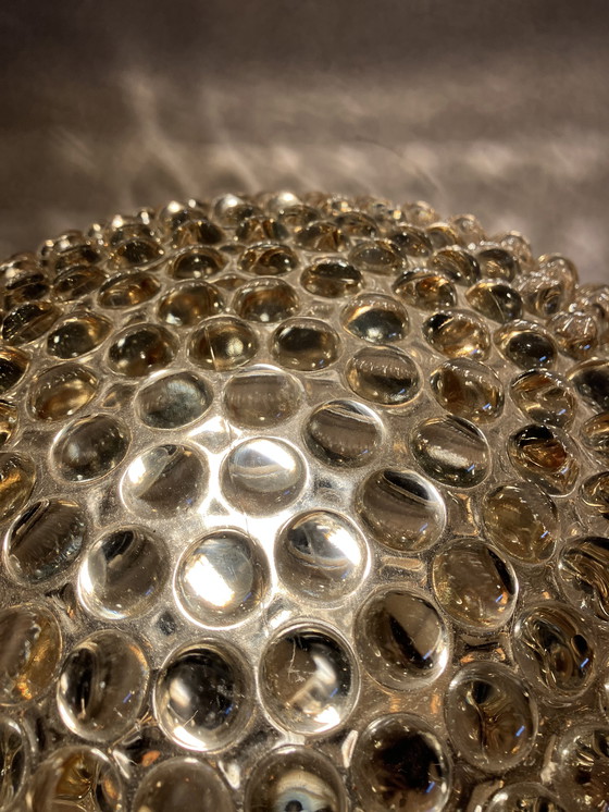 Image 1 of Plafonnier ou lampe à bulles en verre vintage 1960s