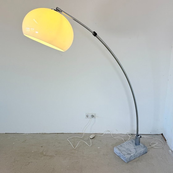 Space Age Arc Lamp – 70s – Sölken Leuchten / Reggiani Style – Floor lights, Chrome (photo 2 of 11)