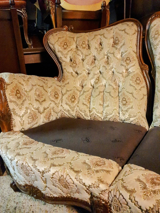 Image 1 of Italian Baroque sofa with armchairs