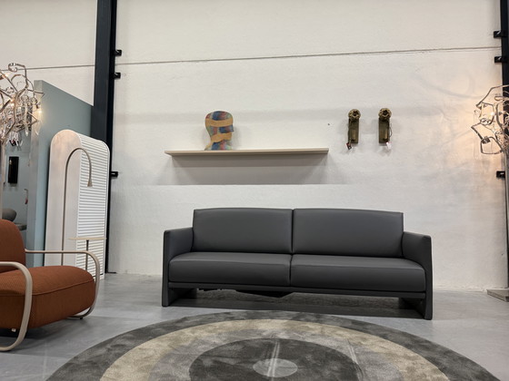 Image 1 of Rolf Benz Cara Sofa, graues Leder, 220