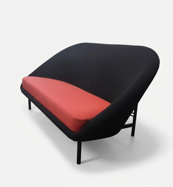 Artifort F815 Sofa, design Theo Ruth 50's, Metal, Textile, Black (photo 3 of 6)